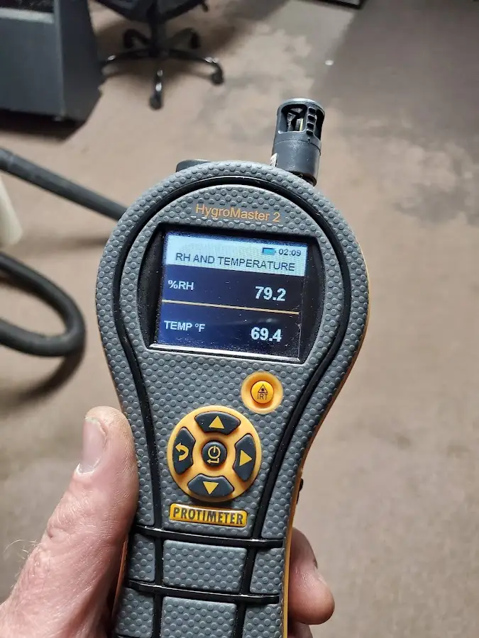 Moisture meter humidity assessment for Fire & Smoke Damage Restoration in La Presa